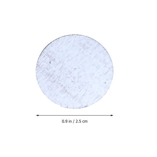 100 runde selbstklebende Eisenplatten, doppelseitig, für Lidschatten 1