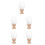 5Ensembles Base Bois Polyvalente Pour Coiffure Argile Couleurs 7