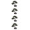 4 pezzi bonsai pino simulato, decorativa 8