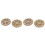 4 pezzi assicelle legno per borsa a spalla, taglia M, stile classico 3