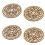 4 pezzi assicelle legno per borsa a spalla, taglia M, stile classico 6