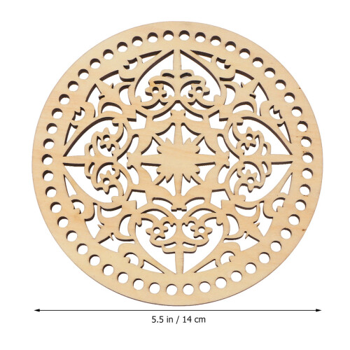 4 pezzi assicelle legno per borsa a spalla, taglia M, stile classico 1