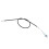 860mm Front Drum Brake Cable Line Metal Enhanced 15
