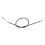860mm Front Drum Brake Cable Line Metal Enhanced 10