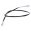 860mm Front Drum Brake Cable Line Metal Enhanced 5