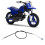 860mm Front Drum Brake Cable Line Metal Enhanced 12