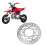 Front Brake Caliper Disc Rotor Enhanced Efficiency 12
