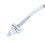 1200mm Front Drum Brake Cable Line Metal Enhanced 15