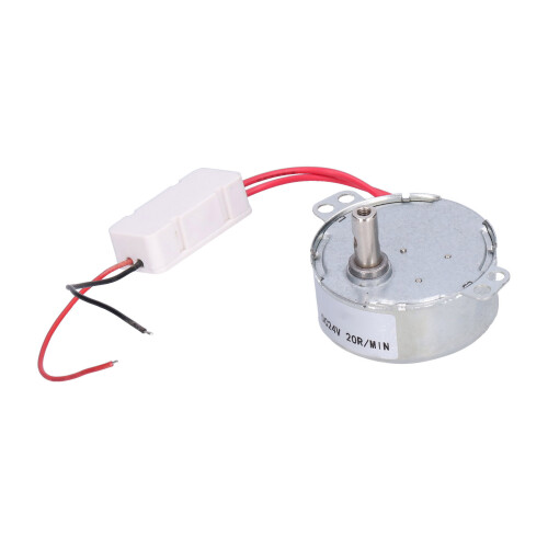 DC Motor 20RPM CCW/CW 4W 24V Horizontal Hole 2