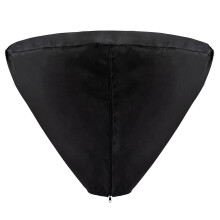 210d Heater Head Cover, Patio Waterproof Dustproof Oxford Heavy-Duty With Zipper, For Outdoor Stand-Up Heaters, Black