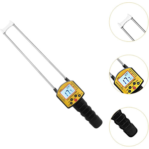 Grain Moisture Meter Digital For Hay And Bean Humidity Tester Hygrometer 1