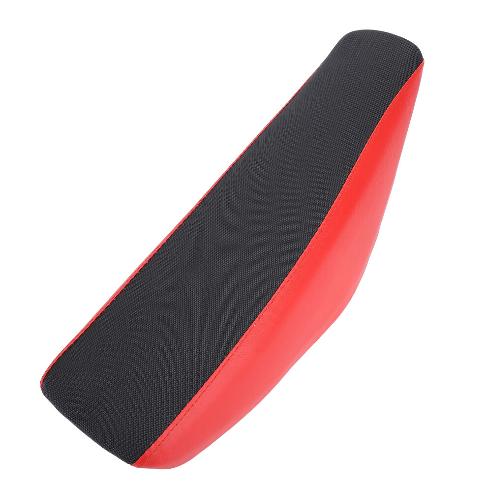 Motorcycle Flat Tall Foam Seat Stable Fixation Red 8320539332895