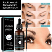 (2pcs) Rapid Growth Strengthening Eyelash Serum, Castor Oil Organic Eyelash Serum, Eyelash Growth Enhancer