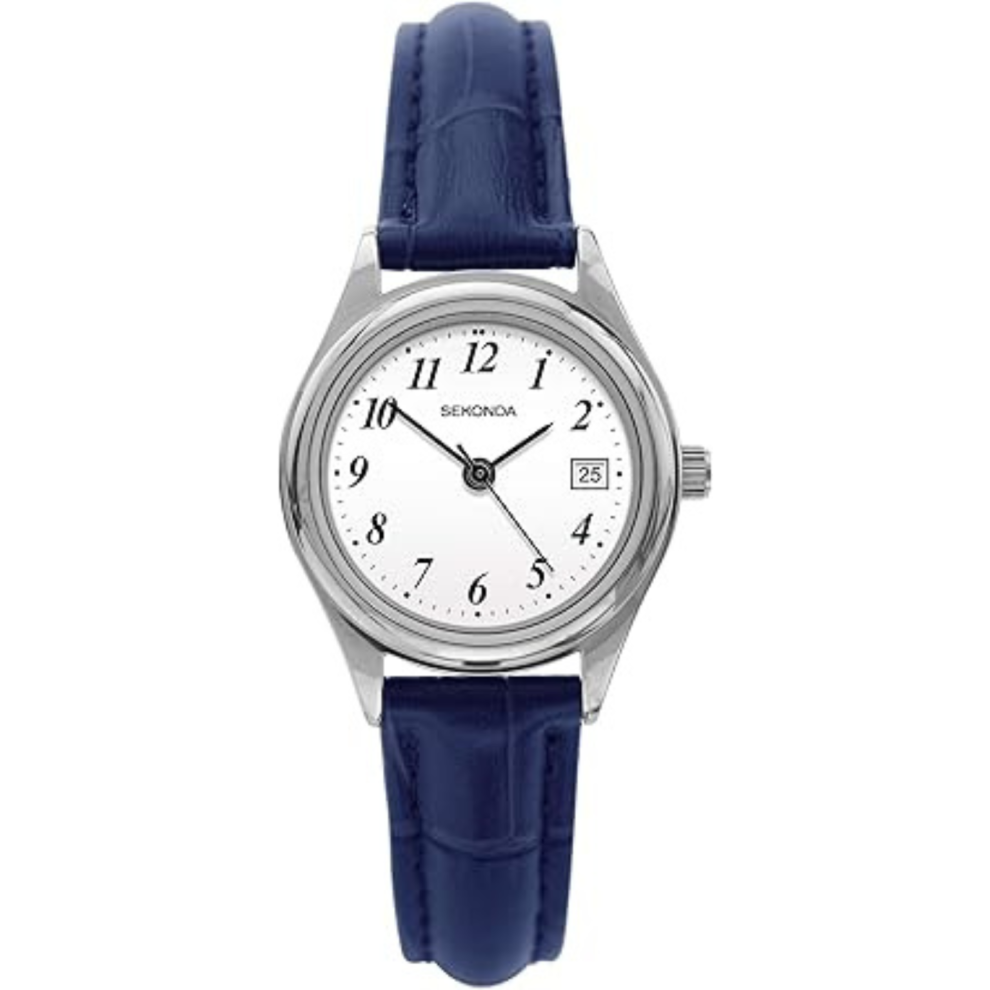 Sekonda Robinson 25Mm Women's Analogue Classic Watch Date Display Silver