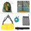 schwimm parachute set, widerstandsband 4m, modell grün 3