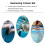 schwimm parachute set, widerstandsband 4m, modell grün 10