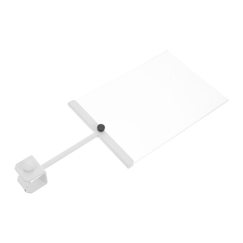 leerer acryl-schildhalter mit aluminiumklemme, für a5-karten