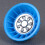 Blue Windproof Sprayer Head Cover, Curved Connector, 4