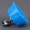 Blue Windproof Sprayer Head Cover, Curved Connector, 3
