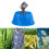 Blue Windproof Sprayer Head Cover, Curved Connector, 11