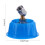 Blue Windproof Sprayer Head Cover, Curved Connector, 2