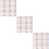 300 pezzi in legno colorati per scrapbooking e patchwork 9