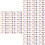 300 pezzi in legno colorati per scrapbooking e patchwork 6