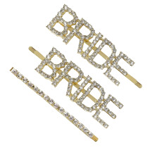 9 Pcs Crystal Hairpin Wedding Bride Hair Accessory