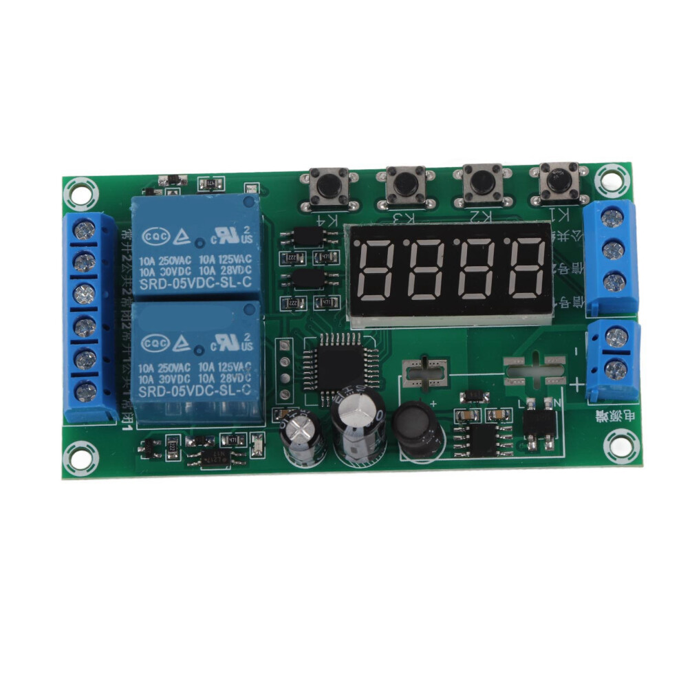 Delay Relay Module 2‑Channel Pulse Trigger YF‑7