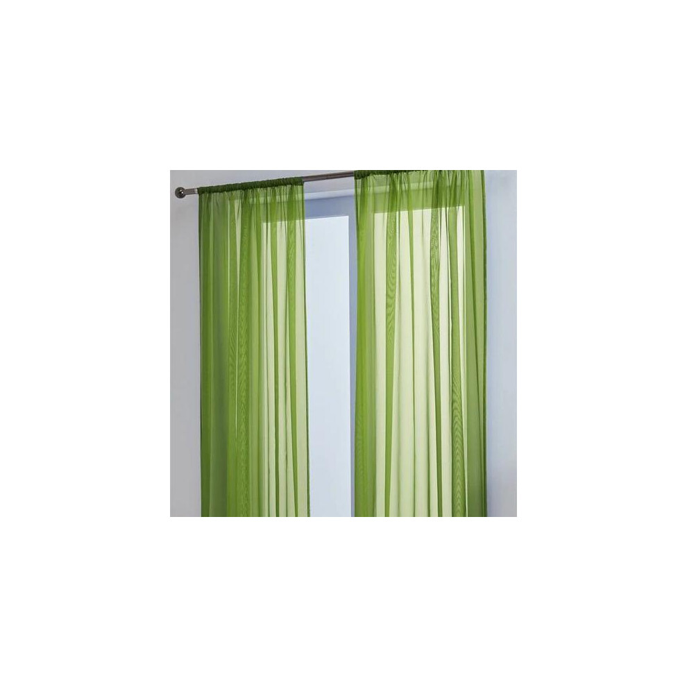 (Lime, 81"/206cm drop x 59"/150cm wide) Blackout Curtains- Premium Polyester Thermal Insulated Energy Saving Noise Reducing Set of 2 Rod Pocket Panels-image-OPC-PKGX28Z-NEW