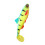 Paddle Tail Swimbaits Soft Fishing Lures-Bluebacked black yo 1
