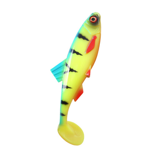 Paddle Tail Swimbaits Soft Fishing Lures-Bluebacked black yo