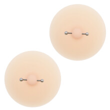 Women's Silicone Nipple Covers Reusable Nipple Pasties-C