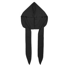 HIPHOP Cowgirl Bandana Head Scarf Durag Square-pure black