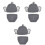 3 Sets Baby Photography Costume Kit Elephant Shape 3