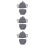 3 Sets Baby Photography Costume Kit Elephant Shape 8
