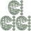 18 Pcs Artificial Plant Topiary Ball Support Frame 2
