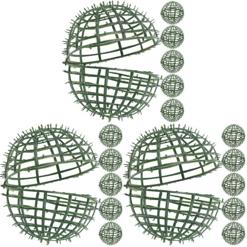 18 Pcs Artificial Plant Topiary Ball Support Frame 1