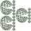 18 Pcs Artificial Plant Topiary Ball Support Frame 7