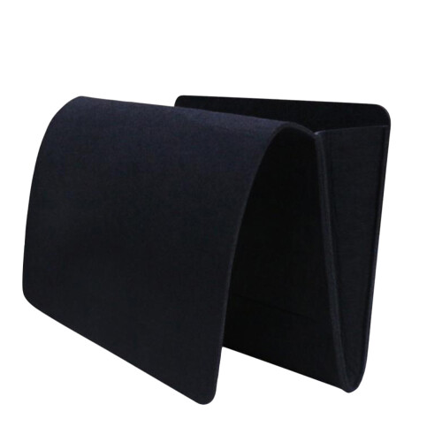 organizer in per con tasca laterale nero