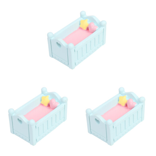 3pcs Mini Resin Cake Topper Party Decor 1