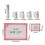 (B) Easy Scalding Keratin Curling Set Cold Scalding Eyelash Lasting Set 4*5ml+1*7ml 3