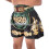 Short Enfant Muay Thai - Vert - Taille 12-14 ans - 100% Satin Polyester - Boxe Kickboxing 1