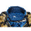 Short Enfant - THAI Boxe Kickboxing - Couleur Bleu - Taille 12-14 ANS - 100% Satin Polyester 2