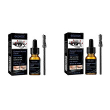 (10Mlx2Pcs) Castor Oil Mascara Daily Natural Eyelash Curl & Curl Beauty Gentle Moisturizing Treatment