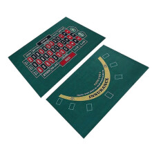 Roulette Game Poker Card Pad Double-sided Picture Tablecloth(toy Playsets)