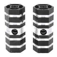 1 Pair Cycle Pedals Axle Foot Rest Pegs Anti Slip