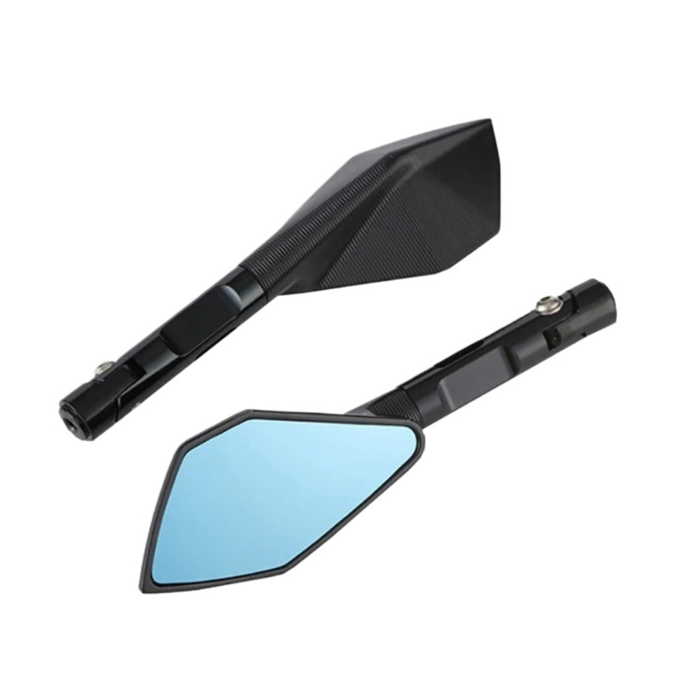 Motorbike Mirrors Adjustable Handlebar Rear View Mirror Left Right Clear Wide Range Rearview Reflector Black 9016109872890