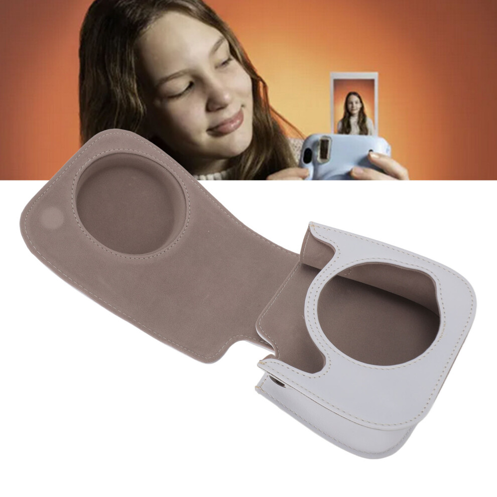 Jasmine Instant Camera Case For Mini 12 With Photo Frame, 108-Sheet Album, Straps White 9381349662694