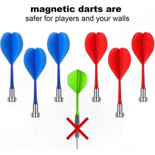 24-Pack Magnetic Safety Darts for Kids - Soft Plastic Replacement Set 1
